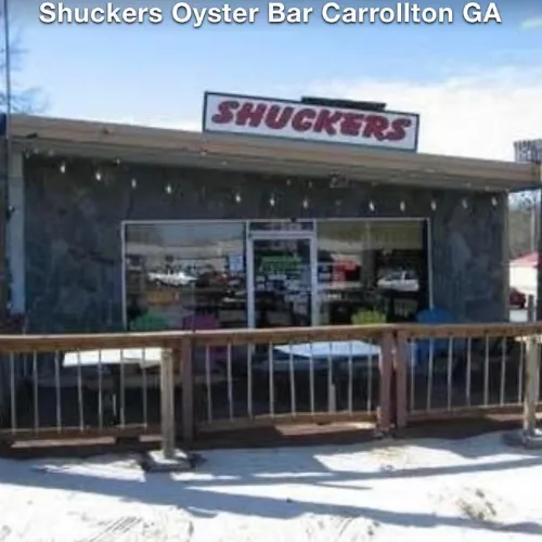 The building in the 1990s as Shuckers Oyster Bar, Carrollton GA